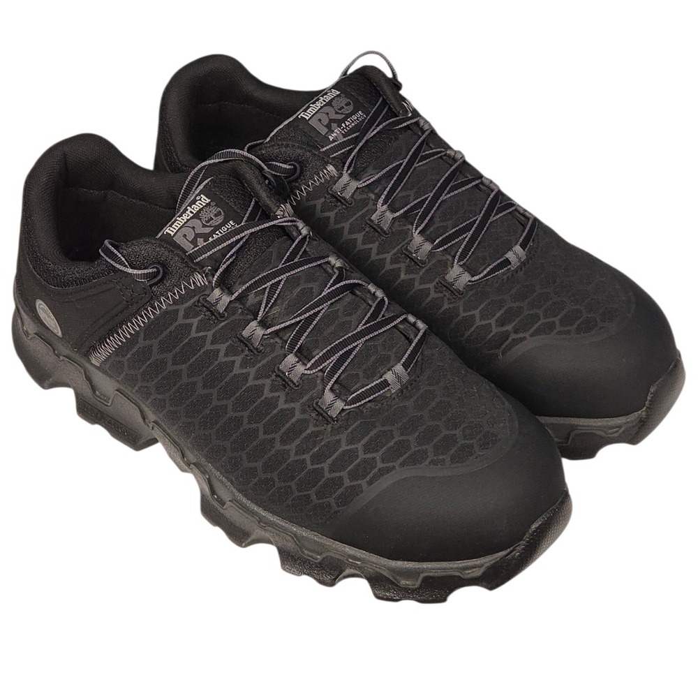 Timberland PRO Powertrain Sport Alloy 12W Black Work Sneaker Safety Toe New